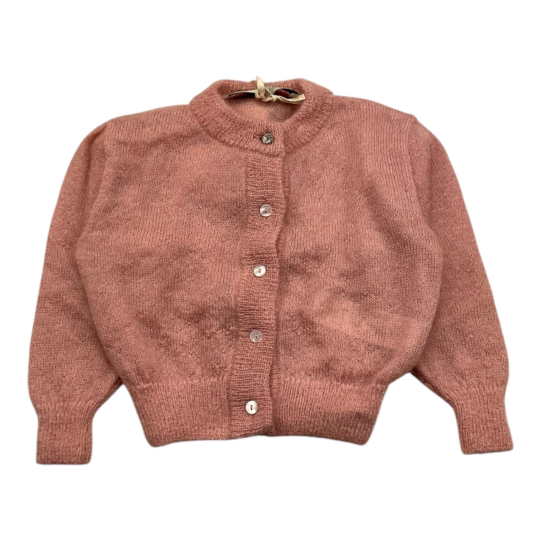 SIMONETTA cardigan tinta unita cn bottoni Rosa per Bambina ST9B00 ROSA SIMONETTA 