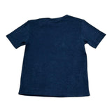 Saint Barth T-Shirt Girocollo Tinta Unita con Stampa per Bambino 00145L BLU SAINT BARTH 
