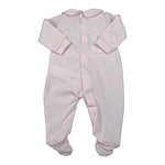 Le Bebe' Tutina Tinta Unita con Stampa per Neonata LBG5157 ROSA LE BEBE' 