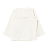 LIU JO shirt girocollo tinta unita con stampa Panna per Neonata HF4045J0089 PANNA LIU JO 