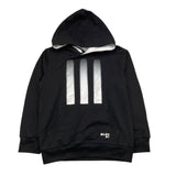 Yours Plain Hoodie Closed mit Kapuze und Print Schwarz für Jungen