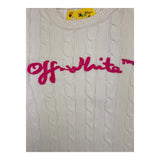 Off-White Solid Color Print Weste Weiß für Mädchen