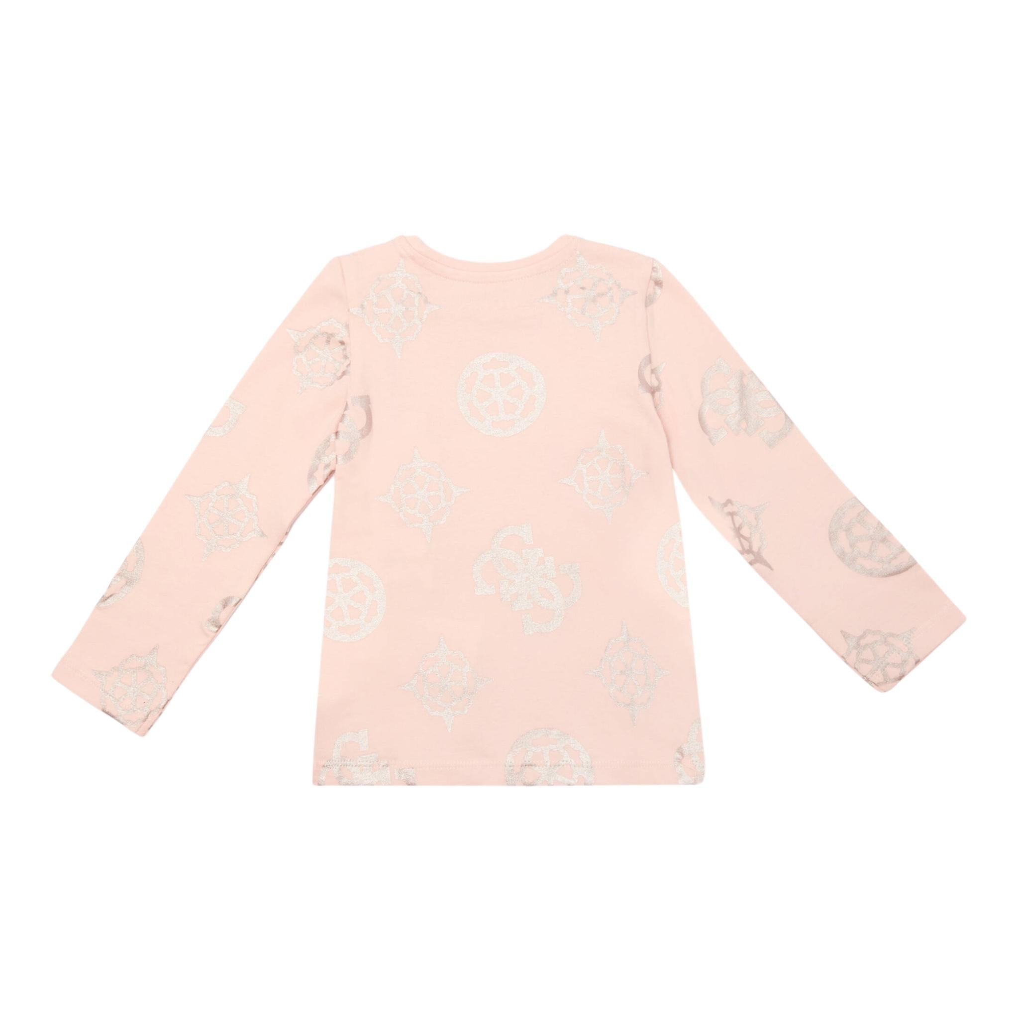 GUESS completo 2 pezzi shirt-leggins Rosa/verde per Neonata A4YG14K6YW4 ROSA/VERDE GUESS 