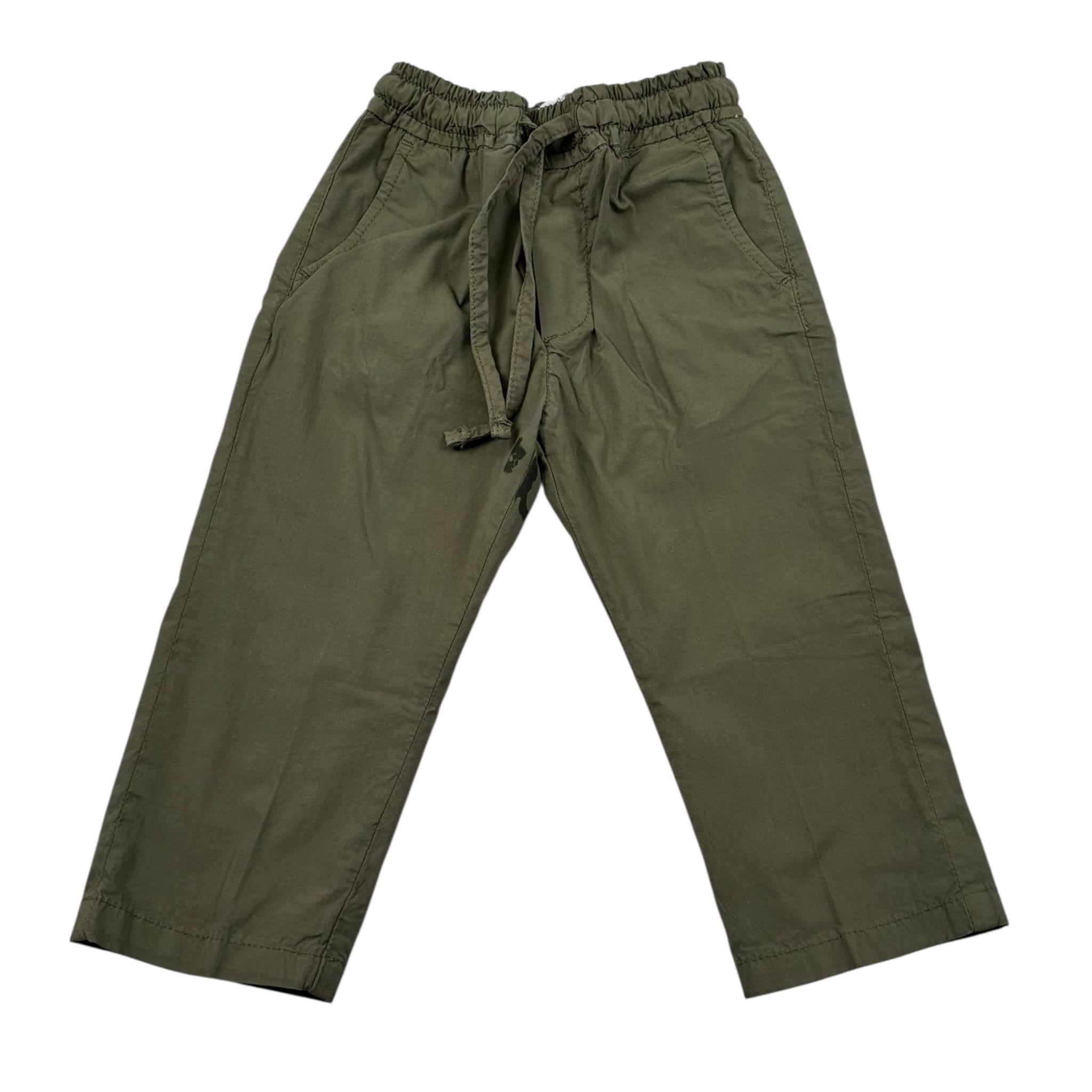 Manuel Ritz Pantalone Tinta Unit con Elastico In Vita Verde per Bambino MR3018J VERDE MANUEL RITZ 