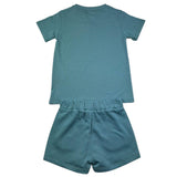 Trussardi Completo 2 Pezzi T-Shirt-Bermuda Tinta Unita per Bambina TGP26005CJ VERDE TRUSSARDI 