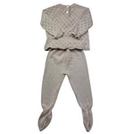 Le Bebe Completo 2 Pezzi Shirt-Ghettina Tinta Unita per Neonato LBG6270 BEIGE LE BEBE 