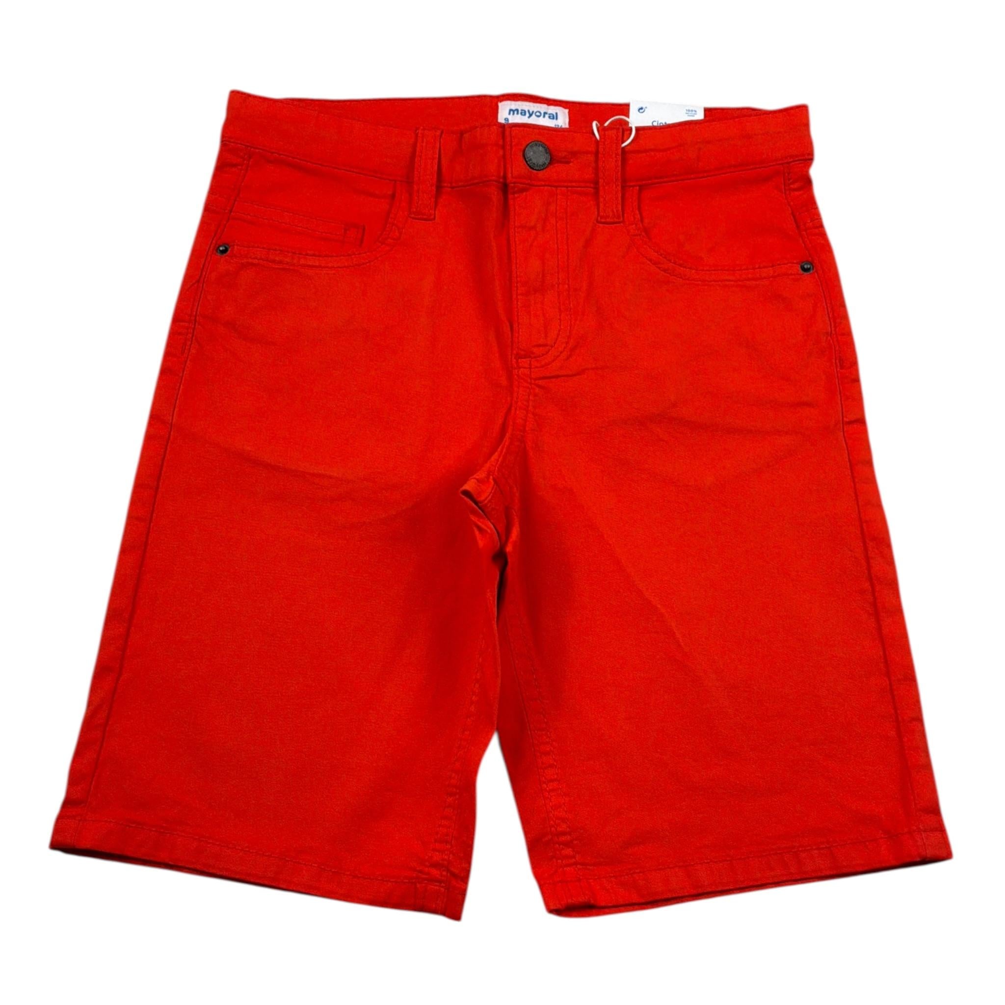 Mayoral Bermuda tinta unita Rosso per Bambino 204 ROSSO MAYORAL 