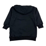 Gaelle Einfarbiges Hoodiekleid mit schwarzem Logo-Print für Mädchen