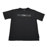 John Richmond T-Shirt Tinta Unita con Stampa per Bambino RBP26178TS NERO JOHN RICHMOND 