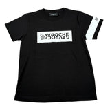 Gavroche T-Shirt Girocollo tinta unita con Stampe Nero per Bambino TGVR NERO GAVROCHE 