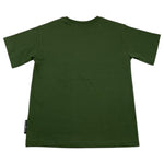 JOHN RICHMOND t-shirt girocollo tinta unita cn stampa in contrasto Verde per Bambino RBA25057TS VERDE JOHN RICHMOND 