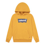 LEVIS felpa chiusa con cappuccio tinta unita con logo Giallo per Bambino 9E8778 GIALLO LEVIS 