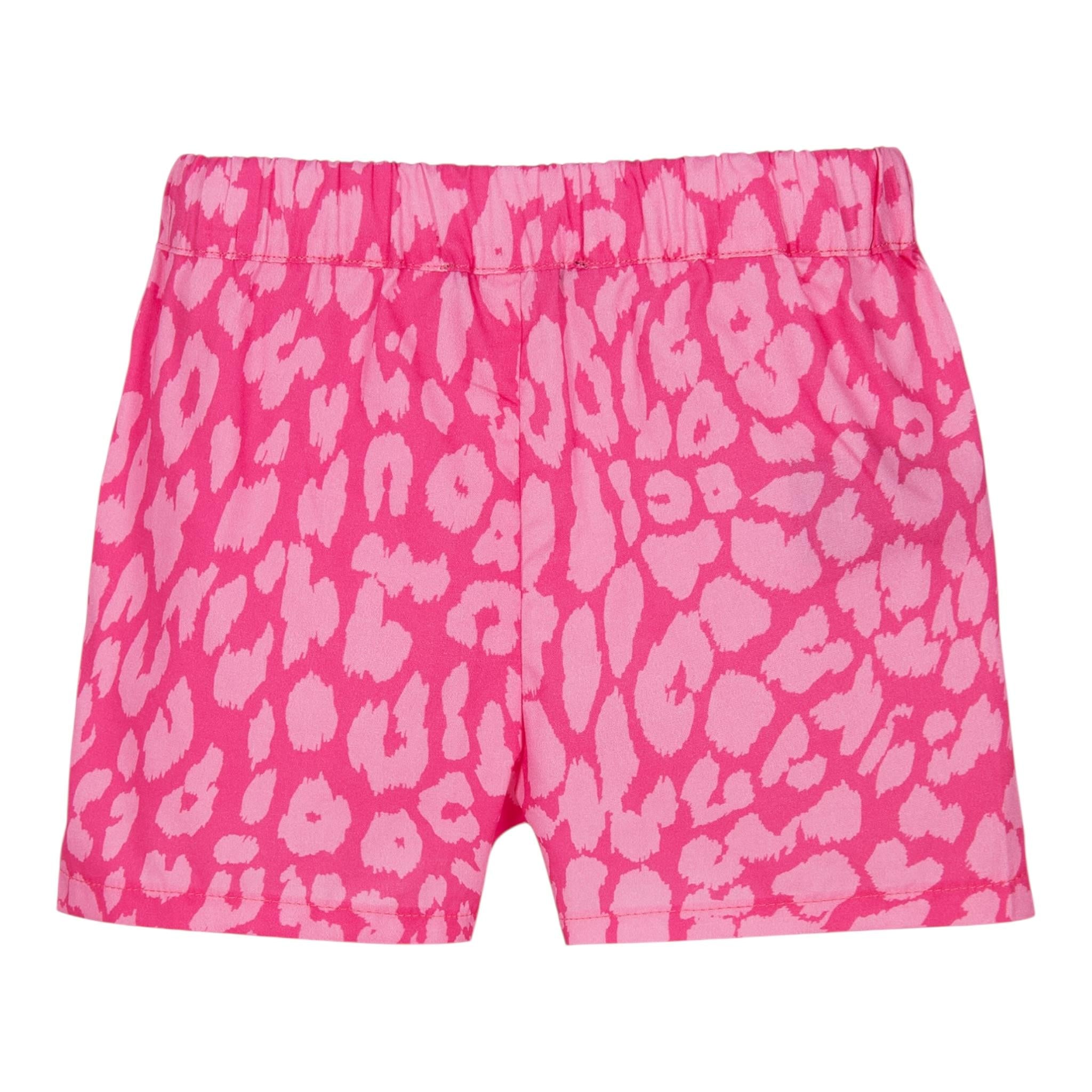 Balmain Short Tinta Unita con Fantasia per Bambina BS6139 FUXIA BALMAIN 