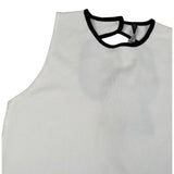 Manila Grace Abito Giromanica Tinta Unita per Bambina MG2742 BIANCO MANILA GRACE 