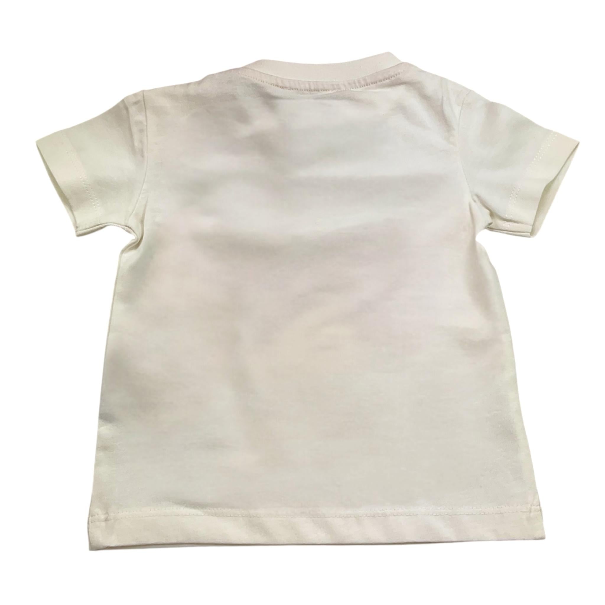 Trussardi T-Shirt Girocollo Tinta Unita con Stampa per Neonata TIP23126TS PANNA TRUSSARDI 