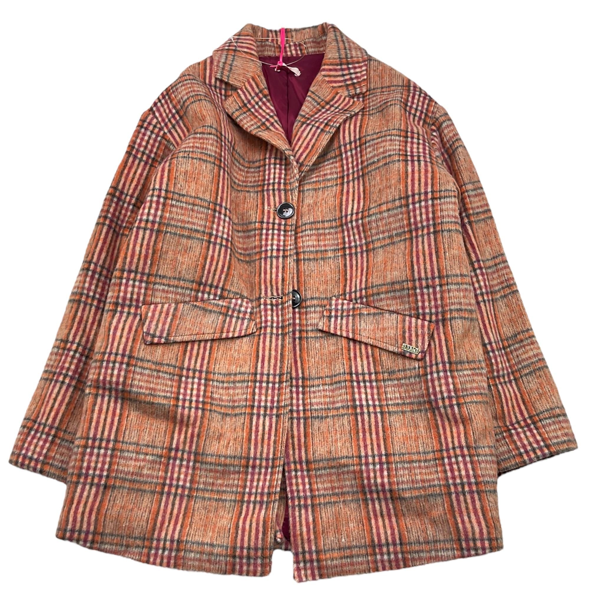 LIU JO cappotto tinta unita con stampa a righe Arancione per Bambina GF3166 ARANCIONE LIU JO 