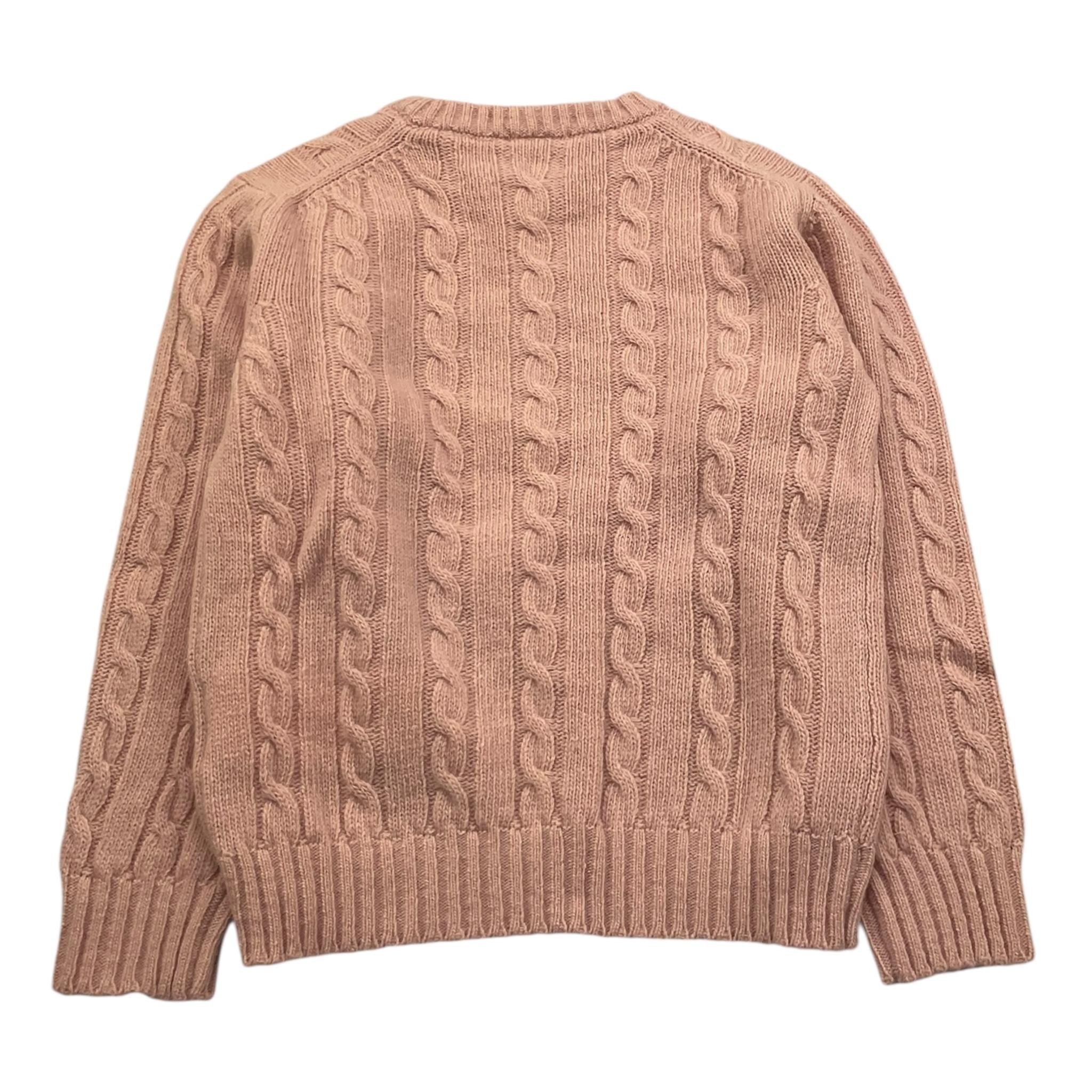 U.S. POLO ASSN maglia gircollo tinta unita Rosa per Bambina US40673 ROSA U.S. POLO ASSN 