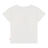 BillIEBLUSH t-shirt tinta unita girocollo con paillettes Bianco per Neonata U20493 BIANCO BillIEBLUSH 