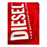 Diesel Giubbino Tinta Unita con Cappuccio E Stampa per Neonato K00329 ROSSO DIESEL 