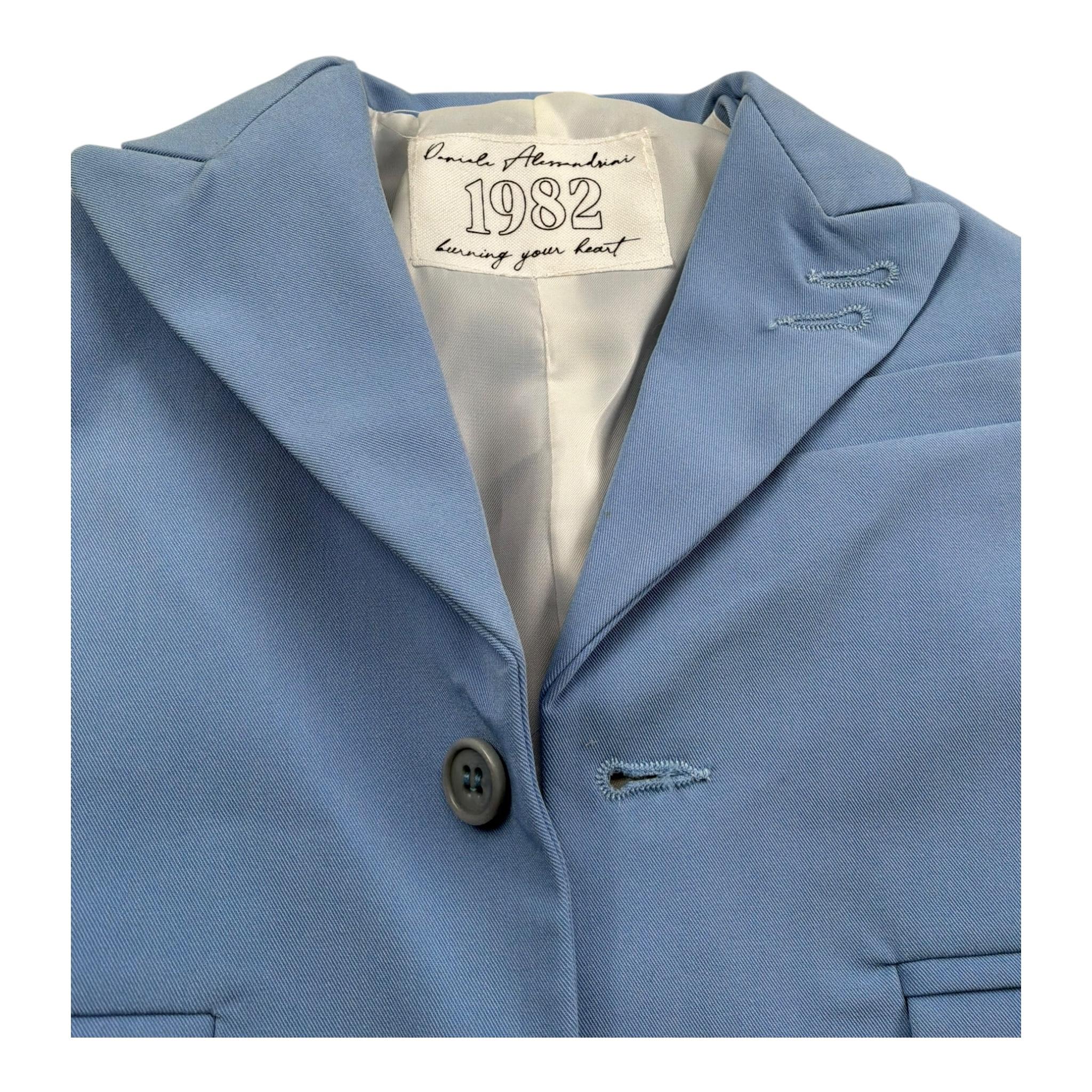 Daniele Alessandrini Giacca Tinta Unita per Neonato 1295J0911 AZZURRO DANIELE ALESSANDRINI 