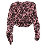 MARC ELLIS shirt fantasia zebrata in ciniglia Rosa per Bambina JMJTS00274 ROSA MARC ELLIS 