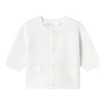 Mayoral Cardigan Tinta Unita per Neonato 1393 BIANCO MAYORAL 