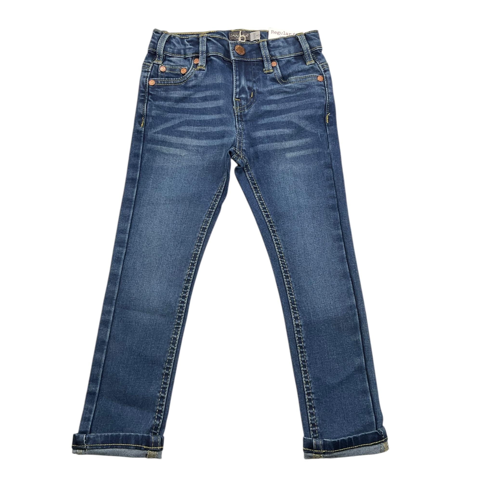 CANADA HOUSE jeans tinta unita con girovita regolabile Blu per Neonato 24472241N BLU CANADA HOUSE 