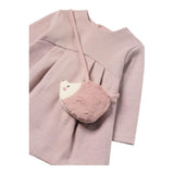 MAYORAL abito tinta unita con pochette girocollo Rosa per Bambina 2915 ROSA MAYORAL 