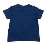 Mayoral T-Shirt Rundhals Einfarbig mit Kontrastdruck Blau für Neugeborene