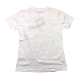 Make T-Shirt Rundhals Einfarbig mit kontrastierendem Logo-Print Weiß/Schwarz für Jungen