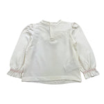 MAYORAL shirt girocollo tinta unita con stampa in contrasto Bianco per Bambina 2048X BIANCO MAYORAL 