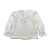 MAYORAL shirt girocollo tinta unita con stampa in contrasto Bianco per Bambina 2048X BIANCO MAYORAL 