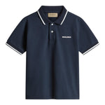 Woolrich Polo Mezza Manica Tinta Unita per Bambino CFWKPO0040MRUT2224 BLU WOOLRICH 