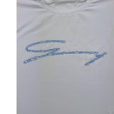 Genny Princess T-Shirt Rundhals Einfarbig mit Glitzer Weiß für Mädchen