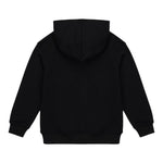 ICEBERG felpa chiusa con cappuccio tinta unita con stampa logo Nero per Bambina MFICE5336JXX NERO ICEBERG 