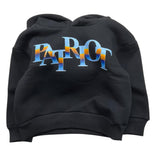 PATRIOT felpa tinta unita con cappuccio e stampa Nero per Neonato FE0036N NERO PATRIOT 