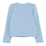 LIU JO felpa chiusa girocollo tnta unita con brillantini Azzurro per Bambina KF4108J AZZURRO LIU JO 