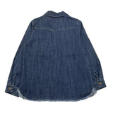 Zhoe & Tobiah Camicia Manica Lunga In Denim Tinta Unita per Bambino IM4M BLU ZHOE & TOBIAH 