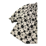 PICCOLA LUDO abito manica lunga tinta unita fantasia floreale Bianco per Bambina BS9WB0344 BIANCO PICCOLA LUDO 