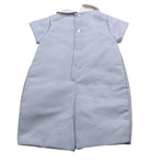 La Stupenderia Pagliaccetto Tinta Unita con Colletto per Neonato CBPG51X AZZURRO LA STUPENDERIA 