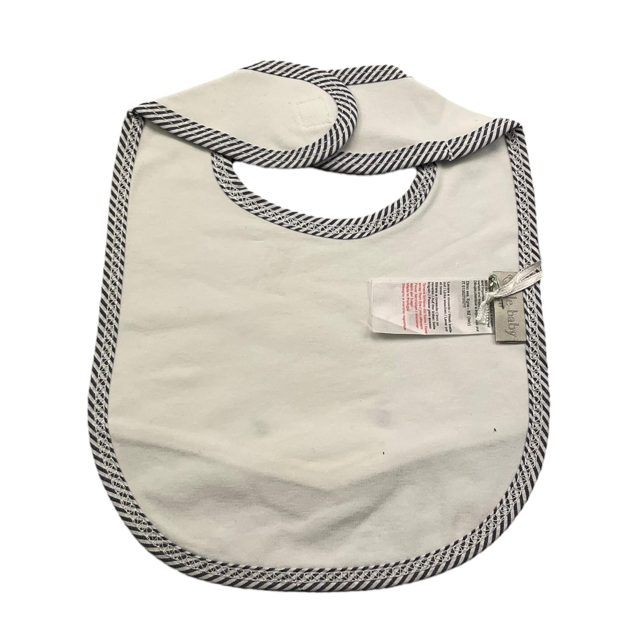 ELE-BABY bavetta tinta unita Bianco per Neonato 0018330 BIANCO ELE-BABY 
