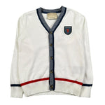 Trussardi Cardigan Tinta Unita con Bottoni E Stampa per Bambino TBP26148CD PANNA TRUSSARDI 