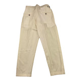Yes London Schlichte Hose mit elastischem Bund in Creme für Jungen