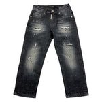 DO NOT CONFORM jeans tinta unita cn strappi Nero per Neonato CR04 NERO DO NOT CONFORM 