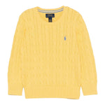 Ralph Lauren Maglia Girocollo Tinta Unita con Logo per Neonato 322702674073N GIALLO RALPH LAUREN 