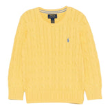 Ralph Lauren Maglia Girocollo Tinta Unita con Logo per Neonato 322702674073N GIALLO RALPH LAUREN 