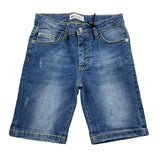 Shako' Bermuda Denim Einfarbig Mit 5 Taschen Blau Für Jungen