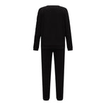 Guess Completo 2 Pezzi Tinta Unita Felpa-Pantalone per Bambino L5RG00K NERO GUESS 