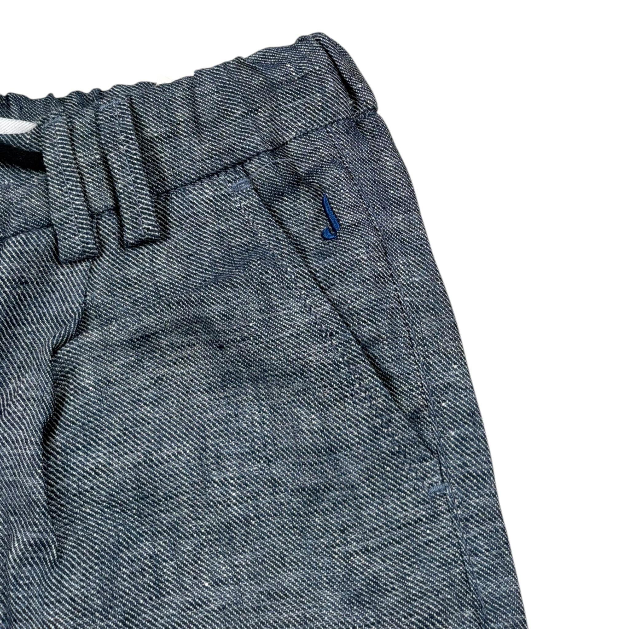 Jeckerson Bermuda Tinta Unita con Elastico In Vita per Bambino J3914 BLU JECKERSON 