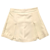 Vicolo Short Einfarbig Mit Verstellbarer Taille Creme Für Mädchen